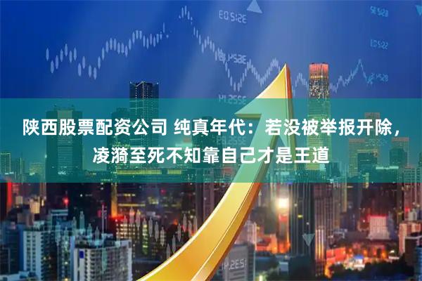 陕西股票配资公司 纯真年代：若没被举报开除，凌漪至死不知靠自己才是王道